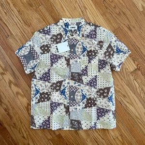 YMC / Malick Patchwork Print Shirt / M / NWT